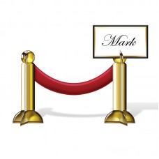 The Holiday Aisle Awards Night Stanchion Place Card HLDY8285